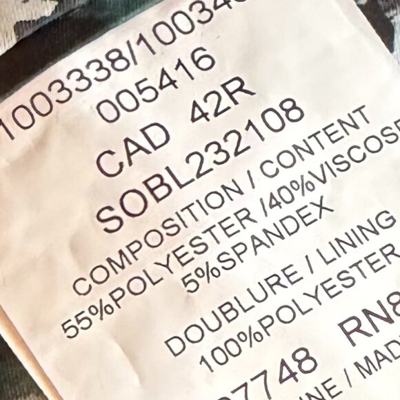 Soul of London Houndstooth Button-Down Blazer Jacket Sport Coat Size 42R Men's - Picture 13 of 13